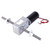 Worm Gear Motor Dual Right Handed Shaft Coaxial M8 Thread Speed Reduction 2345 Motor With Flange(Reduction ratio 31 )
