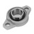 KFL006 Miniature Zinc Aluminum Alloy Mounted Bearing Pillow Block Flange Rhombic Bearing