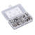 100Pcs Rivet Nut Flat Round Head Knurled M3 M4 M5 M6 M8 Aluminum Alloy Fastener for Vehicle