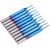 10Pcs Flat Nose End Mill Cutter 2‑Flute Blue Coating 3.175mm Shank Router Bits Tungsten Steel