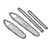 4in 6in Mini Chainsaw Replacement Portable Electric Cordless Chainsaws Chains Guide Plate