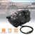 [通拓商品]Portable Air Compressor Tire Inflator DC 12V 120PSI Electric Pump with Analog Pressure Gauge LED Light for Car Tires Motorcycle Bike Basketball and Other Inflatables