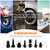 [通拓商品]Portable Air Compressor Tire Inflator DC 12V 120PSI Electric Pump with Analog Pressure Gauge LED Light for Car Tires Motorcycle Bike Basketball and Other Inflatables