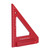 Woodworking Triangle Ruler Aluminium Alloy British System Measuring Tool for Carpenter4in