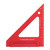 Woodworking Triangle Ruler Aluminium Alloy British System Measuring Tool for Carpenter4in