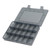 Multi Compartment Parts Box Removable Divider Transparent Plastic 18 Grids Hardware Storage Box for Jewelry Small