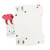 DC Circuit Breaker 2P 6000A Breaking Capacity DIN Rail Installation Photovoltaic Protection Air Switch 25A DC500V