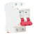 DC Circuit Breaker 2P 6000A Breaking Capacity DIN Rail Installation Photovoltaic Protection Air Switch 25A DC500V