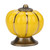 Ceramic Pumpkin Knobs European Style Handle Pull for Room Cabinet Drawer Furniture (Yellow)