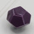 Diamond Shape Ceramic Door Knob Drawer Cupboard Wardrobe Furniture Pull Handle (Purple)