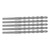 5PCS Impact Drill Bits with Carbide Tip Rotary Hammer Bit 2 Flute Spiral Bits for Brick Concrete 210mm 14mm / 0.55in