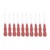 10Pcs Wooden Handle Awl Gourd Shape Drilling Hole Punch Sewing Stitching Shoe Repair Tool