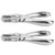 2Pcs Single Hole Punch 45 Steel Handheld Clothing Ticket Paper Puncher Pliers 6mm Diameter