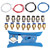 PTFE Tube Set with Tube Cutter Friction Reducing High Temperature Resistance for 3D Printer