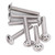 50Pcs Flanged Button Head Screws A2‑70 Stainless Steel Buttons Heads Socket Caps Bolts KitM6x35mm