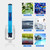 pH Meter Digital 2 in 1 PH Temp Meter Backlight pH Water Tester with 0-14 pH Measurement Range for Nutrients Growing Indoor Garden Home Brewing Pool Aquarium