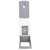 Portable Height Measuring Meter Wall Mounted Retractable Body Growth Stature Altimeter 2.2meter