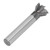 30mm 60 Degree Dovetail Cutter 6 Flute Carbide Slotting Milling Cutter with Straight Shank