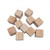 TWO TREES Unfinished Wooden Blocks 15mm Pack of 50 Small Wood Cubes for Laser Engraver Crafts Making and DIY Home Decor Engraving Projects