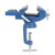 Bench Vise Iron Alloy Steel 300kg Clamping Force Woodworking Table Vise with Anti Skid Pad Blue 70mm