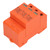 DC Surge Protector Visual Window Overheat Protection Quick Response PV Surge Protective Device 3P 40kv 1000V