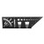 Multifunction Aluminum Alloy 45 Degree 90 Degree Angle Ruler Protractor Woodworking Carpenter Measurement Tool(Black Multi Function Guide Ruler )