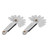 2Pcs Thread Gauge 60° 20 Blades Metric Stainless Steel Industrial Screw Pitch Measuring Tool
