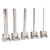 5Pcs Hot Air Gun Nozzle Kit Lengthened Straight 850 BGA Soldering Desoldering Station Accessory