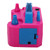 600W Electric Air Balloon Pump Dual Nozzle Automatic Balloon Inflator Blowing Machine Rose Red US Plug 110‑120V
