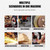 12V Cordless Brush Angle Grinder Kit, Ginding disc 3 Inch/76mm, Lightweight Angle Grinder Tool w/ 2PCS 1300mAh Lithium-Ion Battery & Charger, Ergonomic Button Position for Reducing Hand Pressure Include 6PCS Cutting  Disc