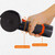 12V Cordless Brush Angle Grinder Kit, Ginding disc 3 Inch/76mm, Lightweight Angle Grinder Tool w/ 2PCS 1300mAh Lithium-Ion Battery & Charger, Ergonomic Button Position for Reducing Hand Pressure Include 6PCS Cutting  Disc