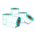 Thermal Labels for Thermal Printer All-Purpose Label Paper Sticker Self-adhesive Waterproof Oil-Proof Anti-scratch Suitable for DIY Price Tag Blank Supermarket Home Office School Mark Retails Labels 30*20mm 700PCS/Roll