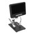 Digital Microscope 7in 1080P Video 100X with Adjustable Stand Lights for Soldering AD207 EU Plug 100-240V