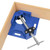 90 Degree Corner Right Angle Clamp T Handle Vice Grip Woodworking Quick Fixture (Blue)