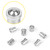 304 Stainless Steel Precision Positioning Beads Screw Smooth Spring Ball Plunger(φ 3*4)