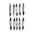 10Pcs Center Drill Bit Set High Speed Steel 4341 Straight Shank Drilling Tools 2.5mm