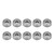 10Pcs Miniature Bearing Stainless Steel Single Row Rolling Mechanical Accessories S604Z