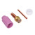 TIG Welding Parts Ceramic Nozzle Electrode Collet Welding Gasket Connector Set for WP17 18 26