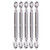 5Pcs Turnbuckle Hook and Eye Wire Rope Tension 304 Stainless Steel Shade Sail HardwareM10