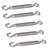5Pcs Turnbuckle Hook and Eye Wire Rope Tension 304 Stainless Steel Shade Sail HardwareM10