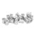 200pcs Professional Aluminum Threaded Insert Nut Rivet Nut Fastener Accessory M8