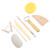 8PCS Art Crafts Pottery Sculpting Set Clay Sculpting Carving Hand Making Modeling Tools