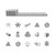 216Pcs 3mm Magnetic Ball Set Magic Magnet Cube Building Toy for Stress Relief Mix 6-Color