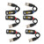 6Pcs Video Power Balun 8MP Anti Thunder Transmitter for CVI/TVI/AHD/CVBS Transceiver