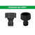 Digital Automatic Watering Timer with 2 Hose Connectors Programmed Garden Irrigation Timer Faucet Sprinkler Intelligent Irrigation Controller for Lawn Farmland Courtyard Greenhouse