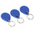 10PCS 13.56MHz Key Fobs Compatible with T5577 Radio Frequency Identification IC Card Keychain for Door Access Control
