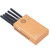 Wireless Signal Detector Concealed Devices Radio Frequency Bug Sweeper Portable for Car 5 Antenna Gold 110‑240V US Plug