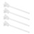 4Pcs Resin Mixer Paddles Strong Uniform Mixing 5 Blades Reusable Paint Mixer Drill Attachment White