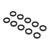 10Pcs Oil Seals Good Sealing High Temperature Oil Abrasion Aging Resistance Rotatable Shaft Sealing for IndustryOuter Diameter 50 mm