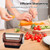 Rolling Knife Sharpener Kit Metal Knife Sharpening System with Magnetic Base 15/18/20/25 Degree Sharpening Knife Sharpener Set with Diamonds Grinding Disk for All Chef and Kitchen Knives